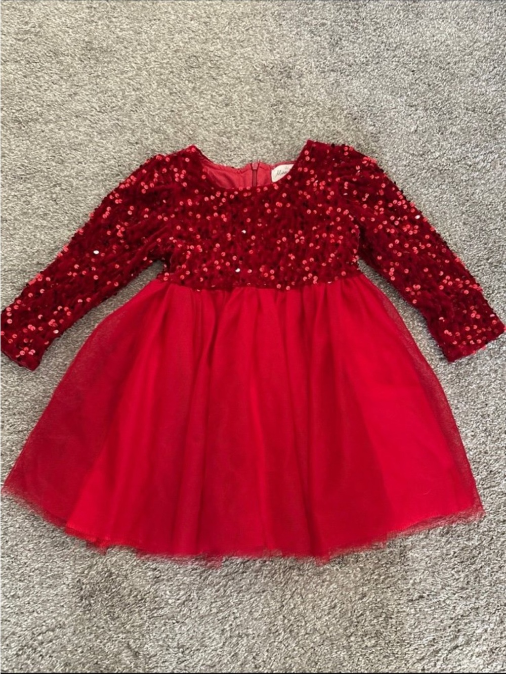 2T Marie Nichole Red Christmas Dress